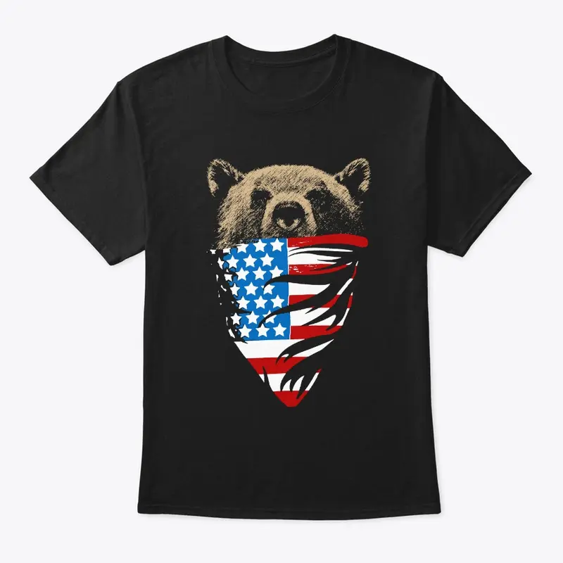 American Bear USA Flag