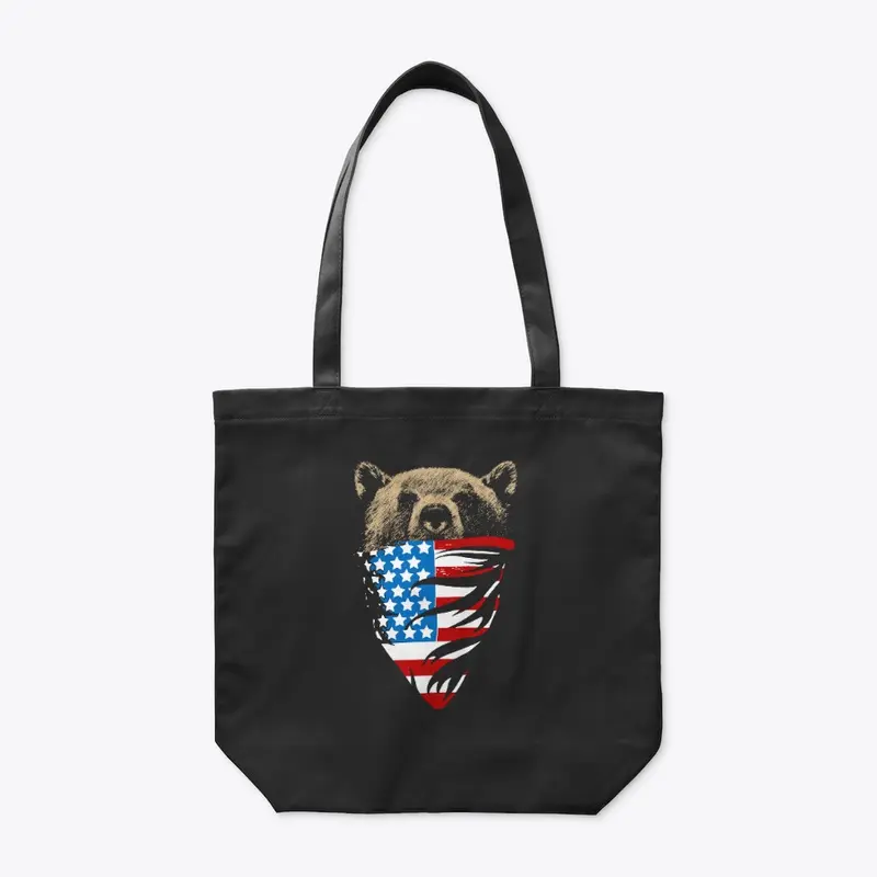 American Bear USA Flag