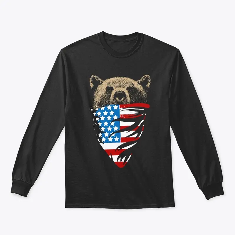 American Bear USA Flag